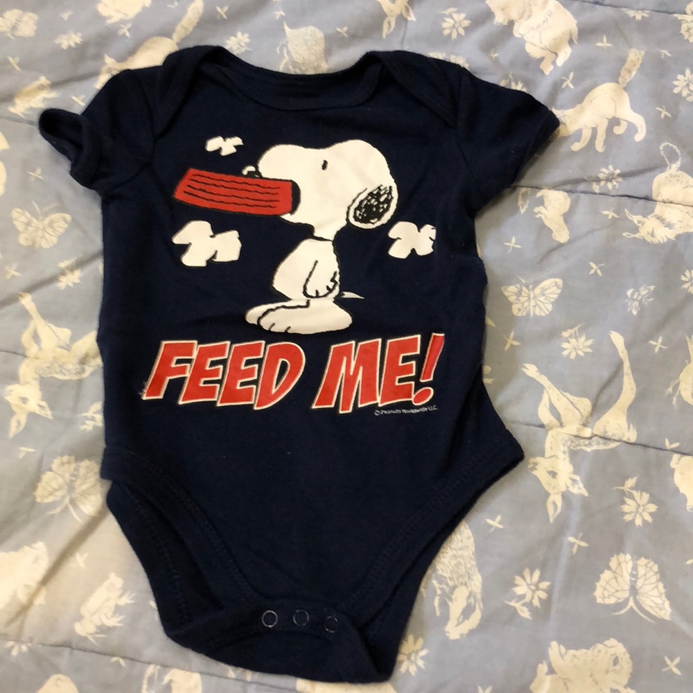 Snoopy bodysuit for baby